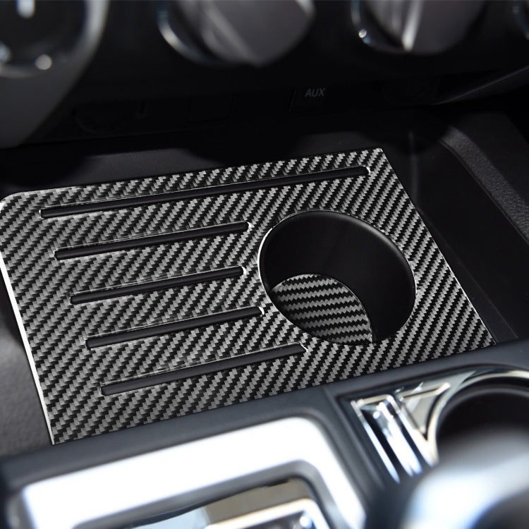 Carbon Fibre Dual Set Car Centre Console Storage Mat for Toyota Tundra 2014-2018