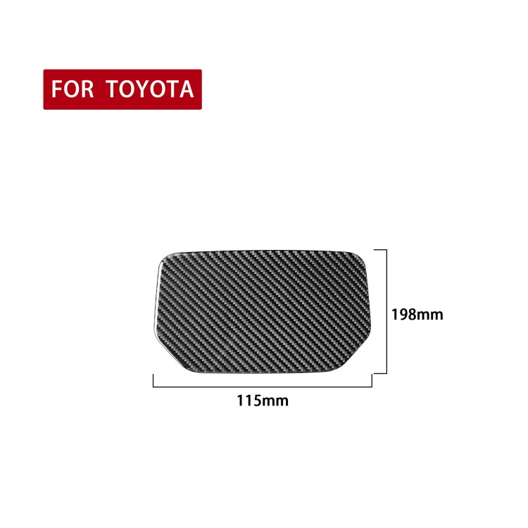 Carbon Fibre Dashboard Storage Mat & Decorative Sticker for Toyota Tundra 2014-2018, Universal Left/Right Fit