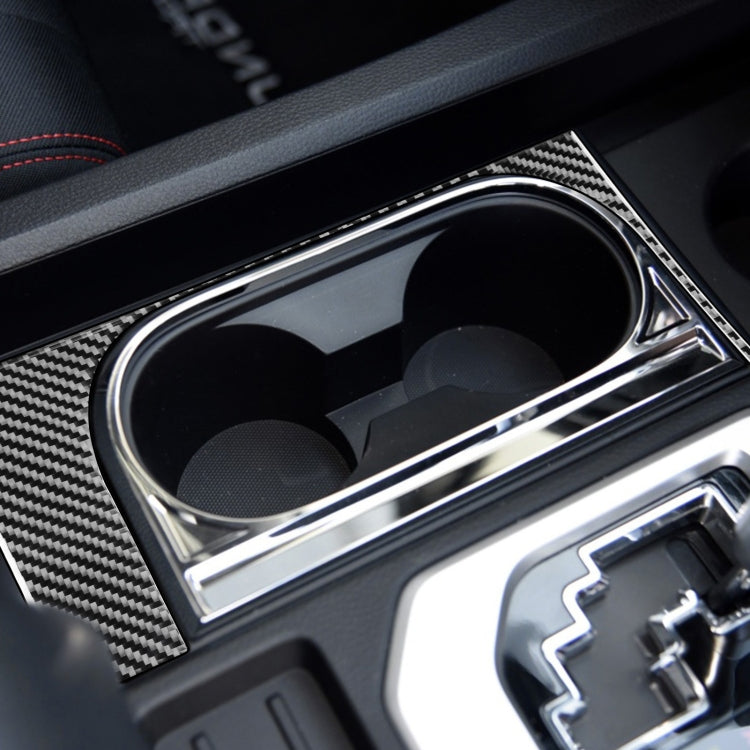 Stylish Carbon Fibre Cup Holder Trim for Toyota Tundra (2014-2018) - Right Drive