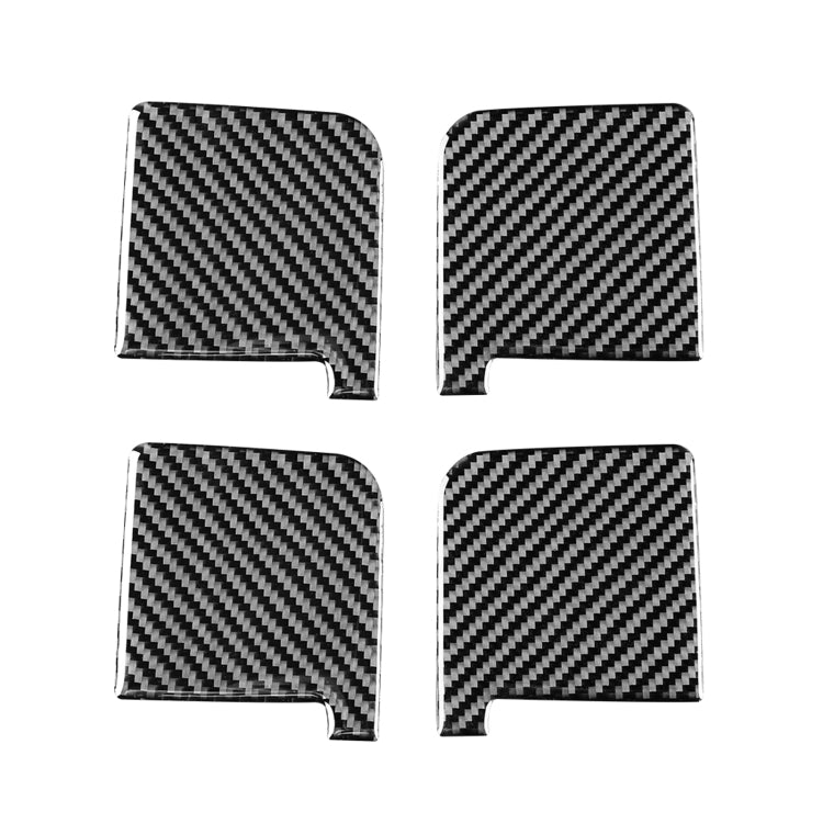 4-Piece Set of Carbon Fibre Decorative Stickers for Toyota Tundra Door Bowls (2014-2018)