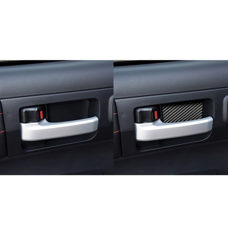 4-Piece Set of Carbon Fibre Decorative Stickers for Toyota Tundra Door Bowls (2014-2018)