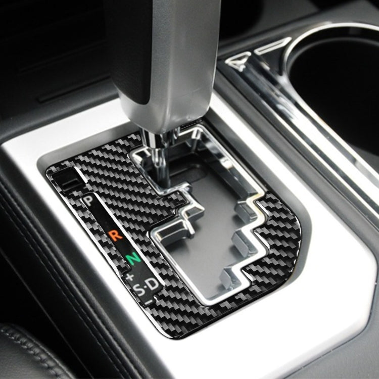Carbon Fibre Gear Indicator Trim Sticker for Toyota Tundra 2014-2018, Universal Left/Right Fit