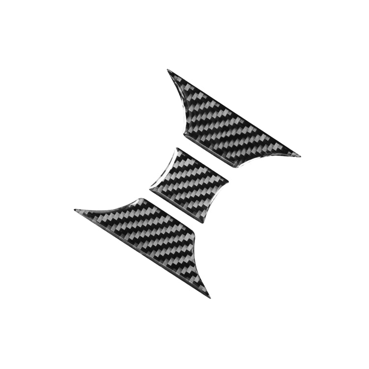5-Piece Carbon Fibre Decorative Stickers for Toyota Tundra Cup Holder - Stylish Interior Upgrade (2014-2018)