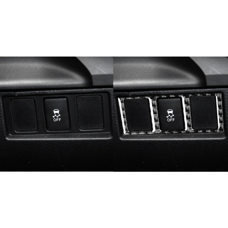 Carbon Fibre Decorative Switch Sticker for Toyota Tundra (2014-2018) – Stylish Universal Fit