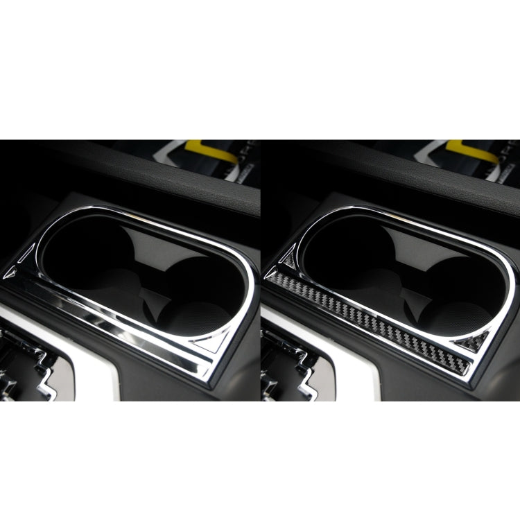 3-Piece Carbon Fibre Decorative Cup Holder Stickers for Toyota Tundra (2014-2018) - Stylish Central Control Enhancement