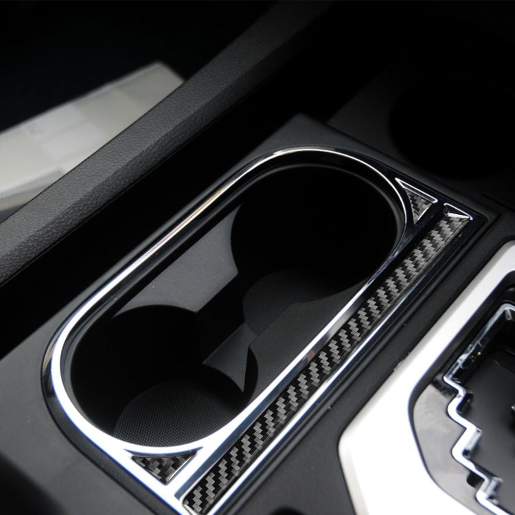 3-Piece Carbon Fibre Decorative Stickers for Toyota Tundra Cup Holders (2014-2018)