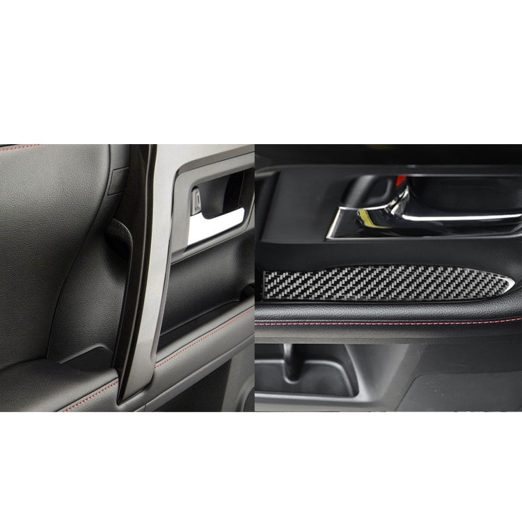 8-Piece Carbon Fibre Decorative Stickers for Toyota 4Runner Door Storage Slots (2010-2020)