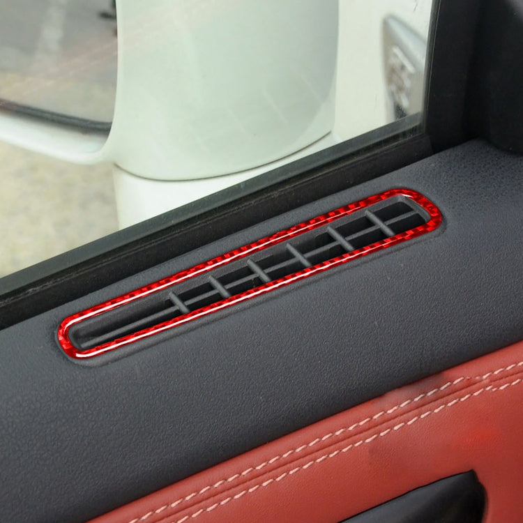 Carbon Fibre Decorative Stickers for Nissan GTR R35 (2008-2020) - 2 Piece Set for Enhanced Air Outlet Style