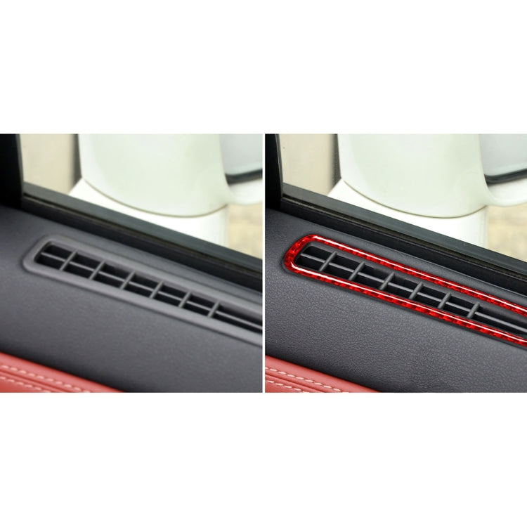 Carbon Fibre Decorative Stickers for Nissan GTR R35 (2008-2020) - 2 Piece Set for Enhanced Air Outlet Style