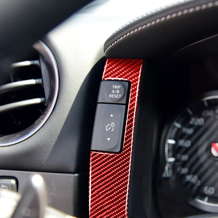 Carbon Fibre Speedometer Decor Stickers for Nissan GTR R35 (2008-2016) - 2 Piece Set for Left & Right Drive