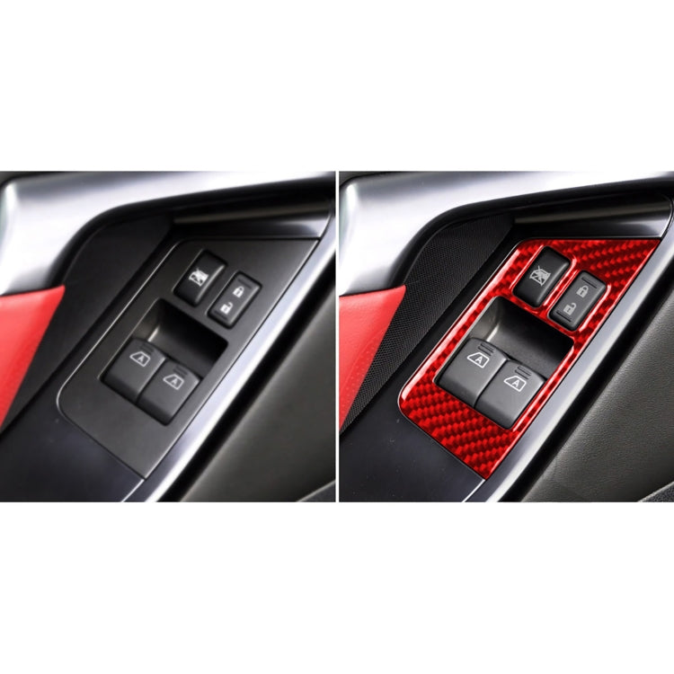 Carbon Fibre Window Lift Defogger Button Stickers for Nissan GTR R35 (2008-2016) - 2 Piece Set