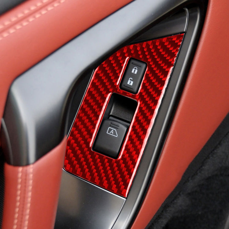 Carbon Fibre Decorative Stickers for Nissan GTR R35 Window Lift & Defogger - 2 Piece Set (2008-2016)