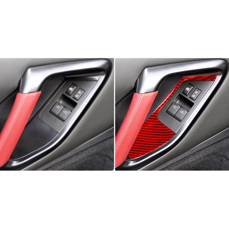 Carbon Fibre Decorative Window Lift Defogger Sticker for Nissan GTR R35 (2008-2016) - Universal Fit for Left and Right Drive