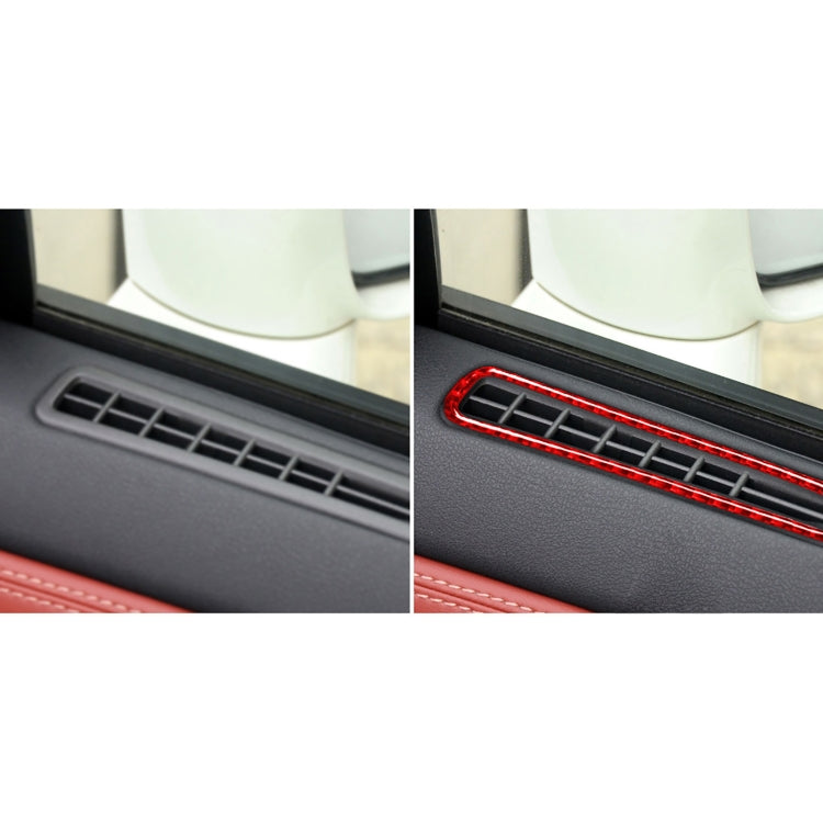 Carbon Fibre Decorative Stickers for Nissan GTR R35 (2008-2016) - 4 Piece Set for Door Horn & Window Air Outlet