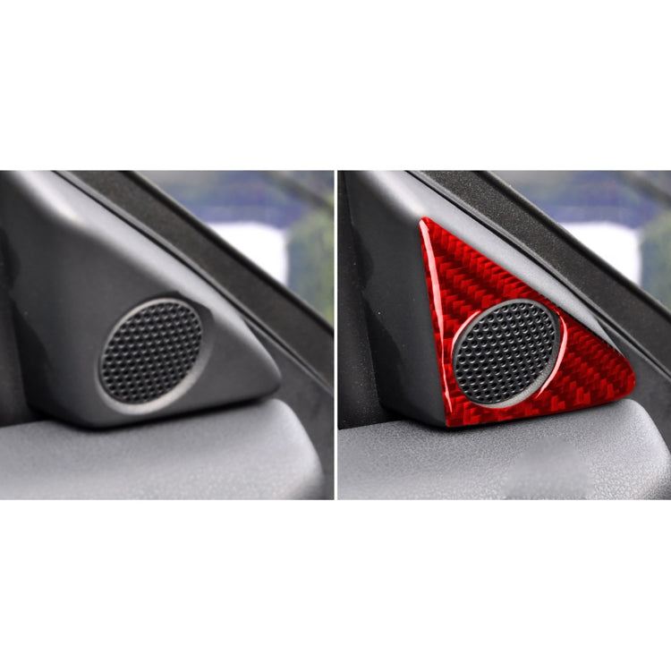 Carbon Fibre Car Door Horn Decorative Sticker for Nissan GTR R35 (2008-2016) - Universal Left & Right Fit