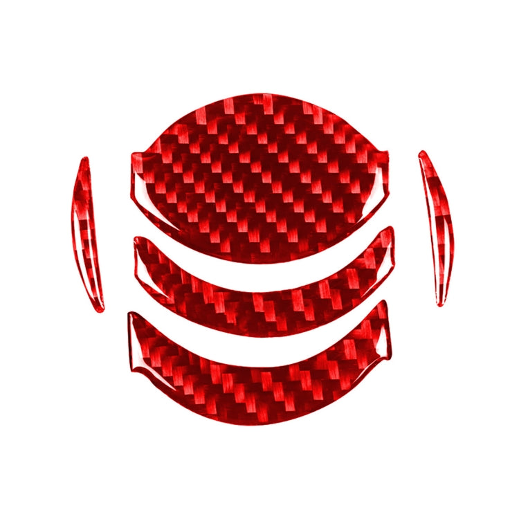 5-Piece Carbon Fibre Car Air Vent Decor Stickers for Nissan GTR R35 (2008-2016) - Universal Left & Right Fit