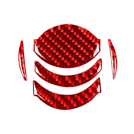 5-Piece Carbon Fibre Car Air Vent Decor Stickers for Nissan GTR R35 (2008-2016) - Universal Left & Right Fit