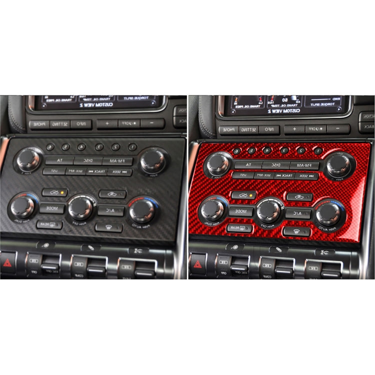 Carbon Fibre Decorative Sticker for Nissan GTR R35 Instrument Control Panel (2008-2016) - Right-Hand Drive