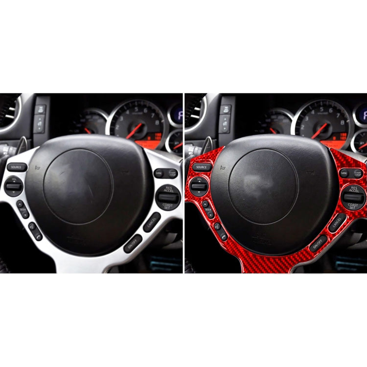 Carbon Fibre Decorative Stickers for Nissan GTR R35 Steering Wheel Buttons (2008-2016) - Universal Fit for Left and Right Drive
