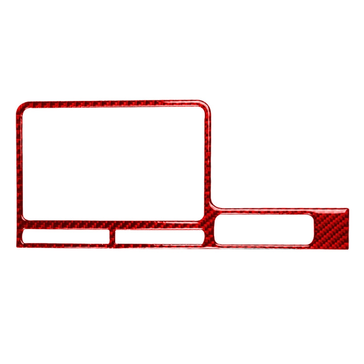 Sleek Carbon Fibre Decorative Navigation Display Frame for Nissan GTR R35 (2008-2016) - Right-Hand Drive