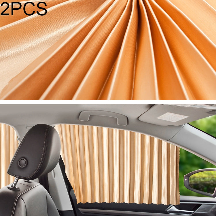 2 PCS Car Auto Sunshade Curtains Windshield Cover for the Rear Seat