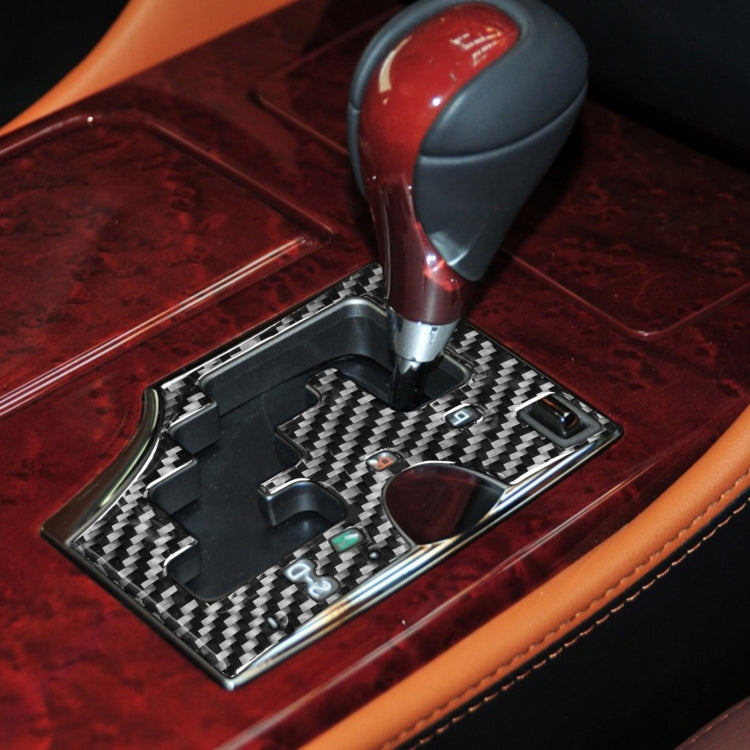 Stylish Carbon Fibre Gear Panel Accent for Lexus GS 2006-2011, Right-Hand Drive