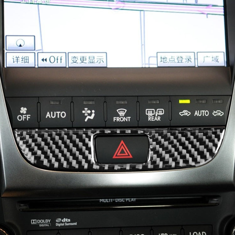 Stylish Carbon Fibre Double Flash Panel Decal for Lexus GS (2006-2011) - Universal Fit for Left & Right Drive