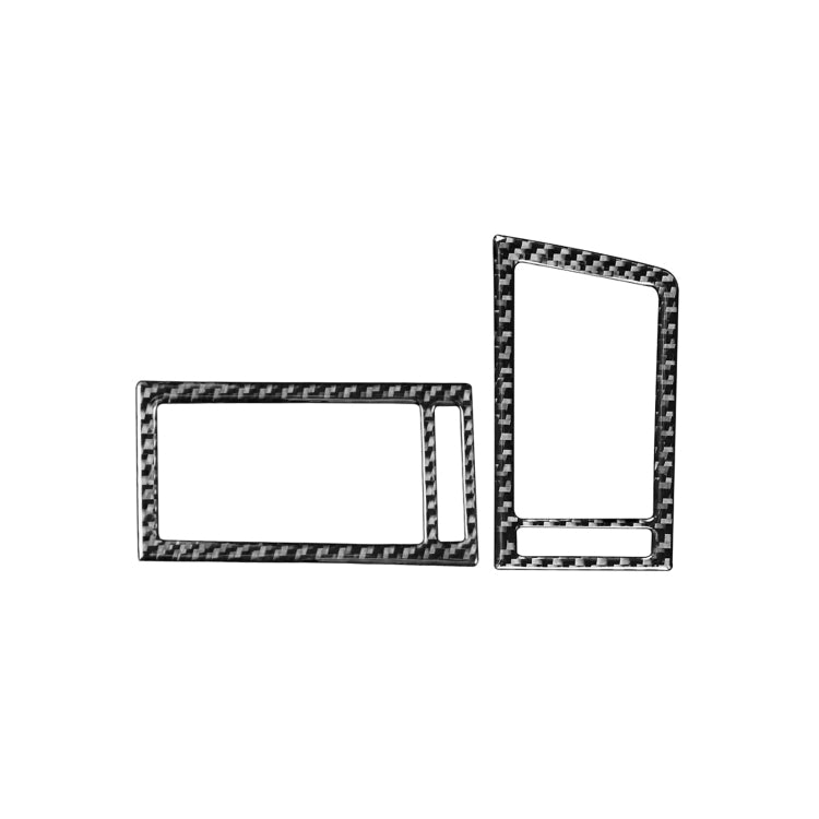 Set of 2 Carbon Fibre Decorative Stickers for Lexus GS Air Outlets (2006-2011) - Right Drive