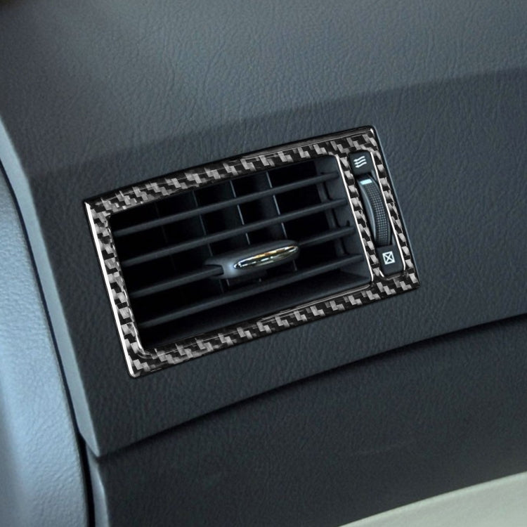Set of 2 Carbon Fibre Decorative Stickers for Lexus GS Air Outlets (2006-2011) - Right Drive