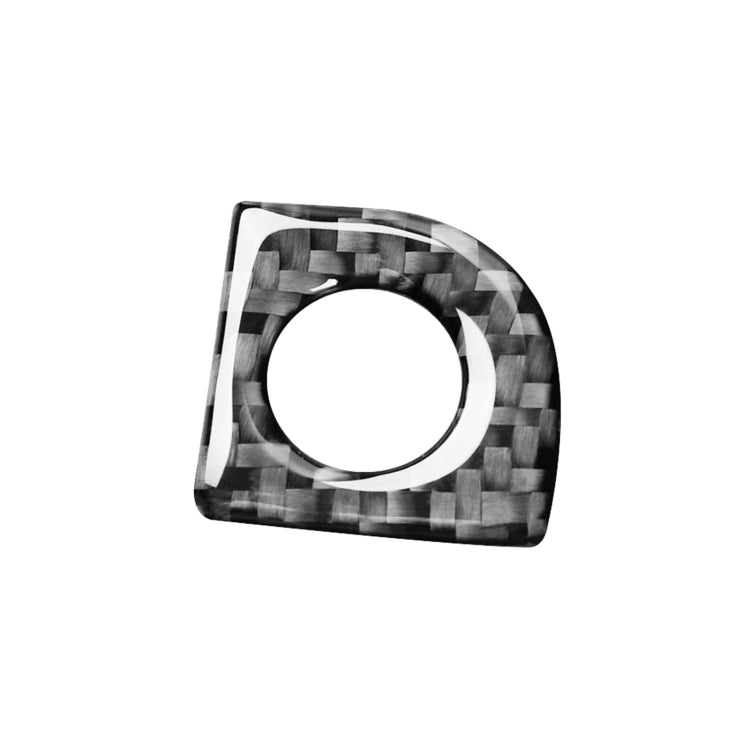 Set of 2 Carbon Fibre Car Storage Box Switch Decorative Stickers for Lexus GS 2006-2011 (Left-Hand Drive)