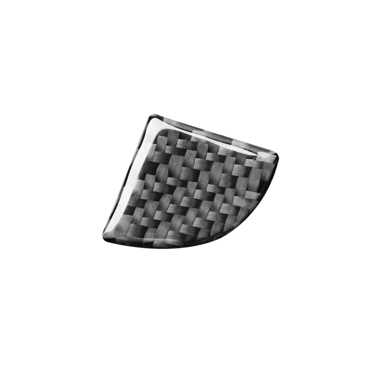 Set of 2 Carbon Fibre Car Storage Box Switch Decorative Stickers for Lexus GS 2006-2011 (Left-Hand Drive)