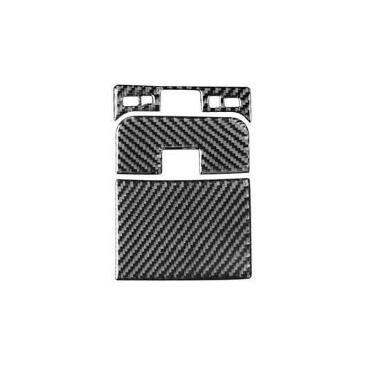 3-Piece Carbon Fibre Decorative Sticker Set for Lexus GS Boot Switch Panel (2006-2011) - Fits Both Left and Right-Hand Drive