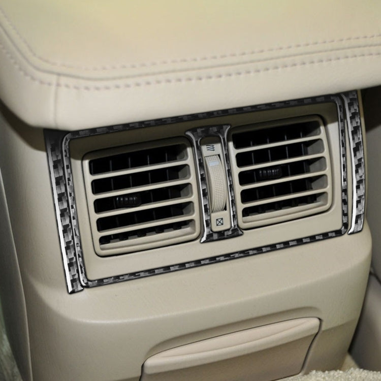 Carbon Fibre Exhaust Vent Stickers for Lexus GS (2006-2011) - Stylish 3-Piece Set