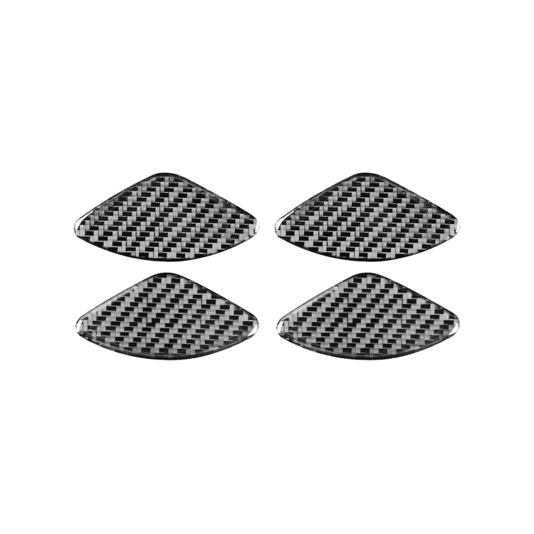 Carbon Fibre Decorative Stickers for Honda CRV Door Bowls (2007-2011) - Set of 4