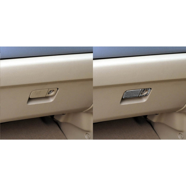 Carbon Fibre Decorative Sticker Set for Honda CR-V Glove Box (2007-2011) - Right Drive - 2 Pieces