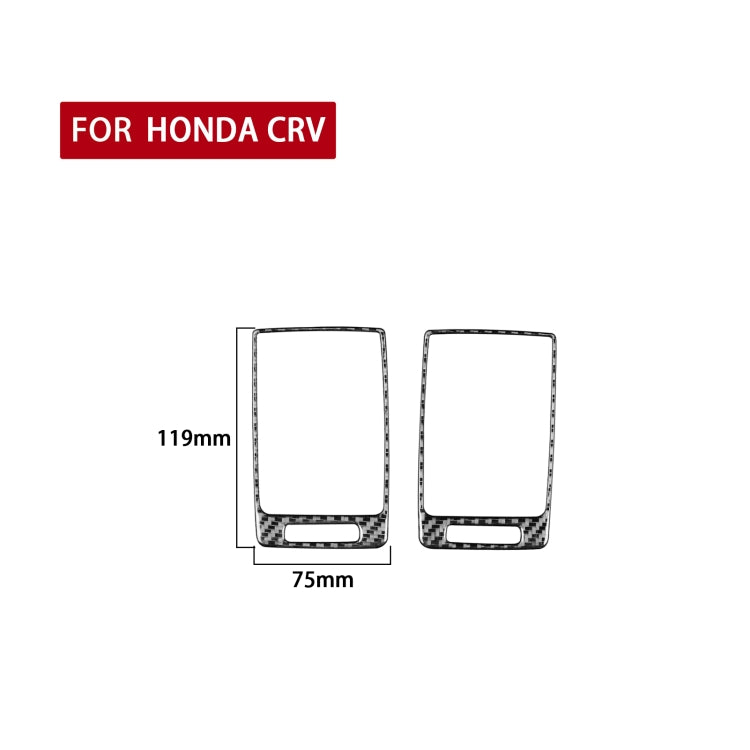 Carbon Fibre Decorative Side Air Outlet Frames for Honda CR-V (2007-2011) - Set of 2, Left & Right Universal Fit