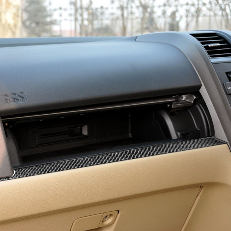 Sleek Carbon Fibre Centre Control Trim Decorative Sticker for Honda CR-V 2007-2011, Right-Hand Drive