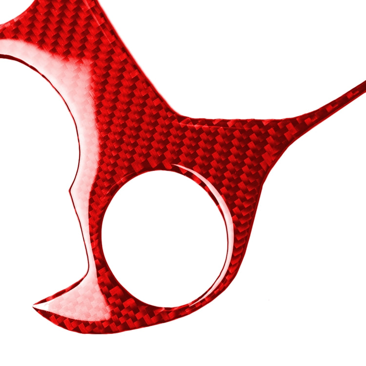Carbon Fibre Decorative Gear Panel Sticker for Alfa Romeo Giulia (2017-2019) - Universal Fit for Left and Right Drive