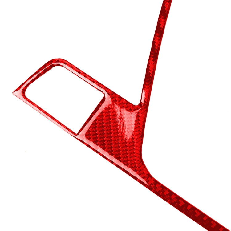 Set of 2 Carbon Fibre Decorative Stickers for Alfa Romeo Giulia Armrest Box (2017-2019) - Left Drive