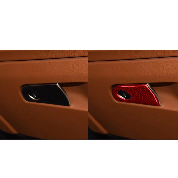 Sleek Carbon Fibre Co-Pilot Storage Sticker for Alfa Romeo Giulia (2017-2019) - Left Drive