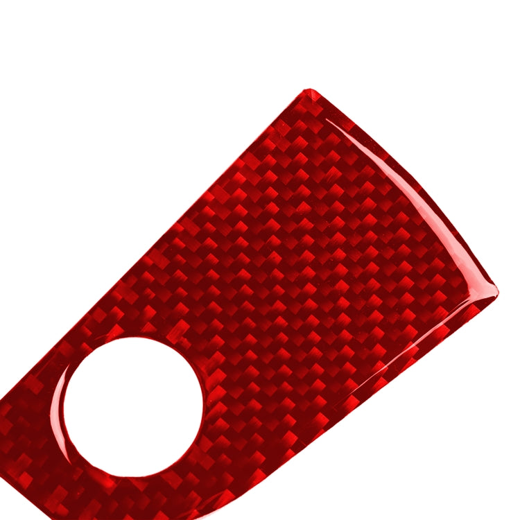 Sleek Carbon Fibre Co-Pilot Storage Decorative Sticker for Alfa Romeo Giulia (2017-2019) - Right Hand Drive