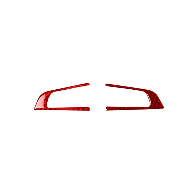 Carbon Fibre Steering Wheel Button Panel Stickers - 2 PCS Set for Alfa Romeo Giulia (2017-2019)