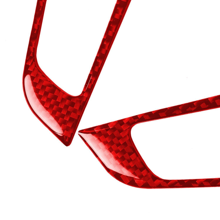 Carbon Fibre Steering Wheel Button Panel Stickers - 2 PCS Set for Alfa Romeo Giulia (2017-2019)