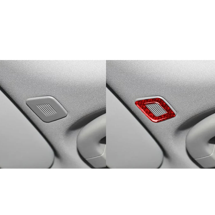 Stylish 2-Pack Carbon Fibre Car Microphone Panel Stickers for Alfa Romeo Giulia (2017-2019) – Universal Fit for Left and Right Drive
