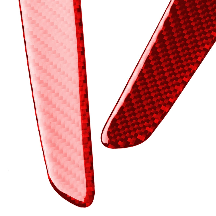 Carbon Fibre Welcome Pedal Stickers for Alfa Romeo Giulia (2017-2019) - 2 Piece Set, Stylish & Durable Design