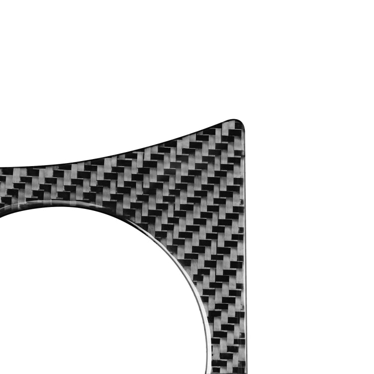 Sleek Carbon Fibre Water Cup Panel Trim Sticker for Audi Q3 (2013-2018), Left Drive