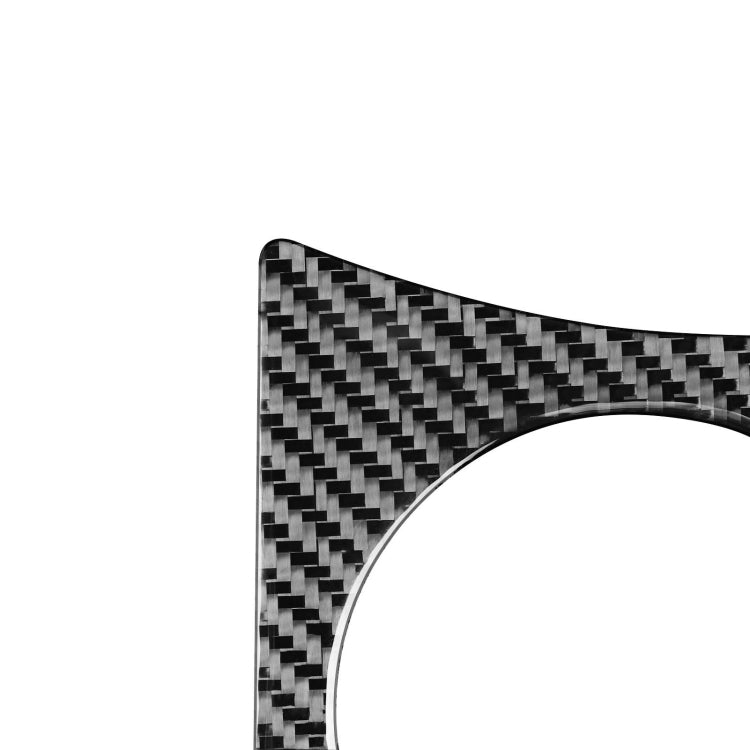 Stylish Carbon Fibre Water Cup Panel Sticker for Audi Q3 (2013-2018) - Right-Hand Drive