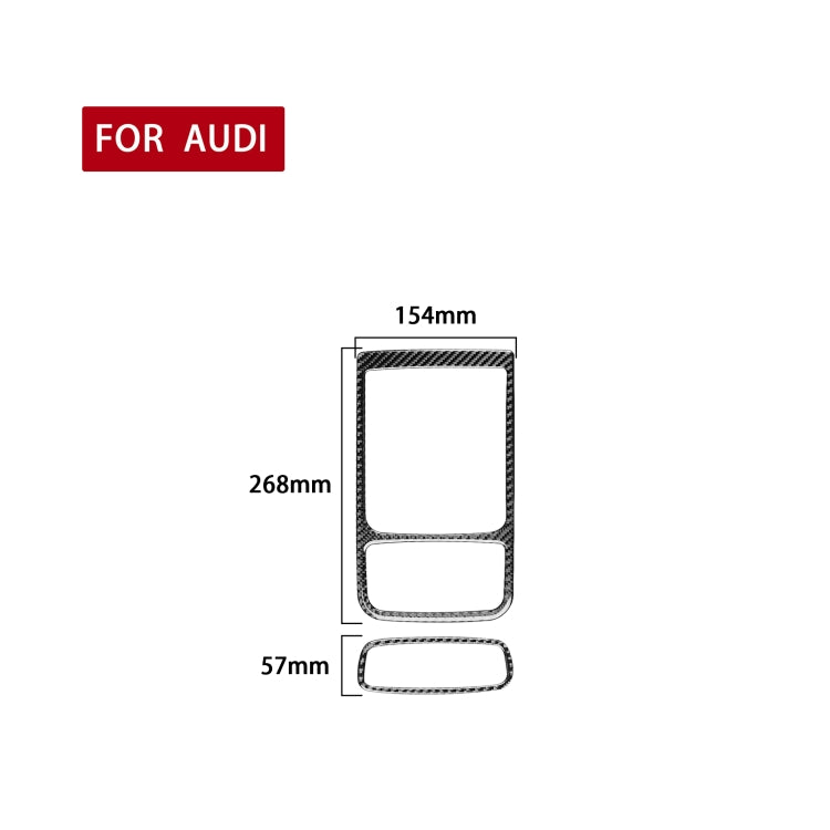 Sleek Carbon Fibre Accent Stickers for Audi Q3 Reading Lamp Frame (2 PCS) - 2013-2018, Left & Right Drive Compatible