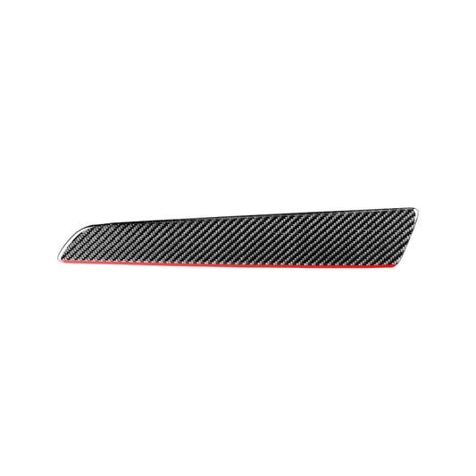 Stylish Carbon Fibre Co-Pilot Trim with Red Edge Decal for Audi Q3 (2013-2018) - Right-Hand Drive