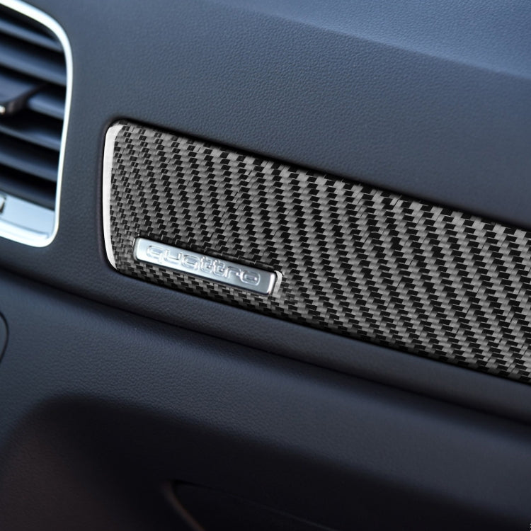 Stylish Carbon Fibre Co-Pilot Trim Sticker for Audi Q3 (2013-2018) - Left Drive Decor